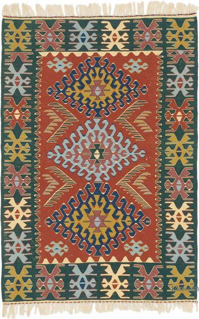Yeni Kök Boya El Dokuma Kilim - 114 cm x 170 cm