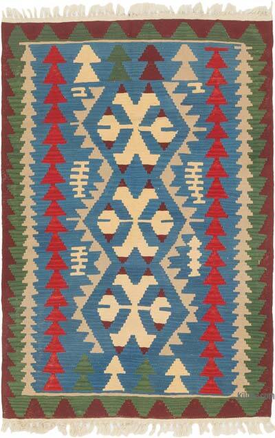 Yeni Kök Boya El Dokuma Kilim - 117 cm x 178 cm