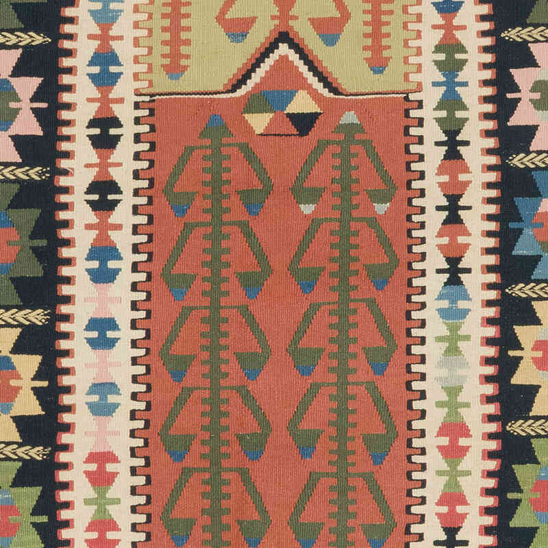 New Handwoven Turkish Kilim Rug - 4' 1" x 6' 1" (49" x 73") - K0077668
