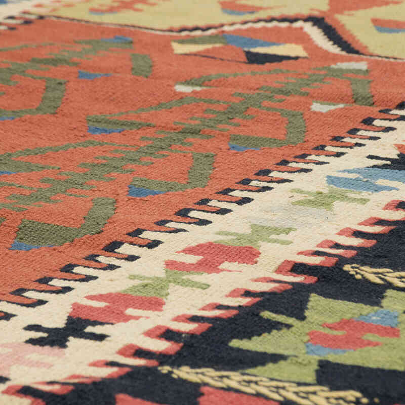 New Handwoven Turkish Kilim Rug - 4' 1" x 6' 1" (49" x 73") - K0077668