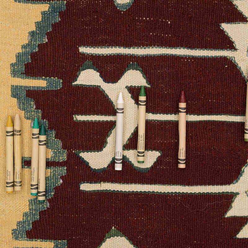 Yeni Kök Boya El Dokuma Kilim - 112 cm x 154 cm - K0077669