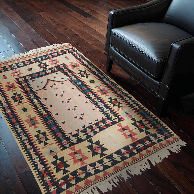 Yeni Kök Boya El Dokuma Kilim - 119 cm x 163 cm - K0077670