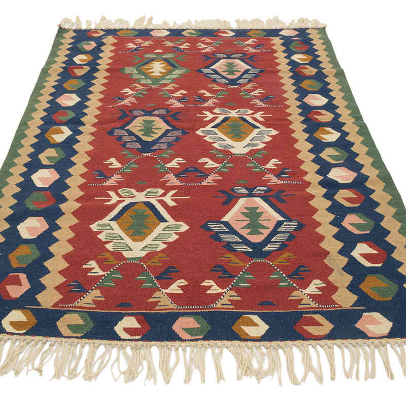 Yeni Kök Boya El Dokuma Kilim - 113 cm x 170 cm - K0077672