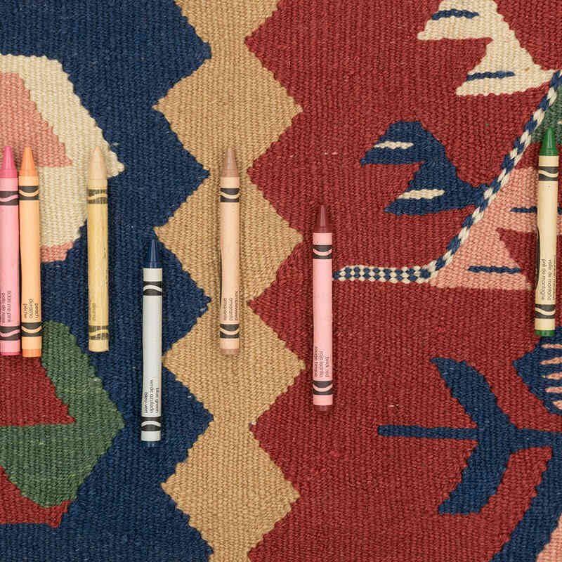 Yeni Kök Boya El Dokuma Kilim - 113 cm x 170 cm - K0077672