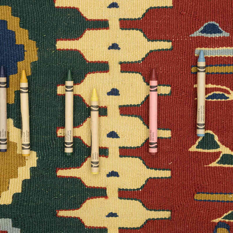 Nueva Alfombra Turca Kilim - 114 cm x 169 cm - K0077673