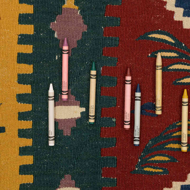 Nueva Alfombra Turca Kilim - 112 cm x 169 cm - K0077674