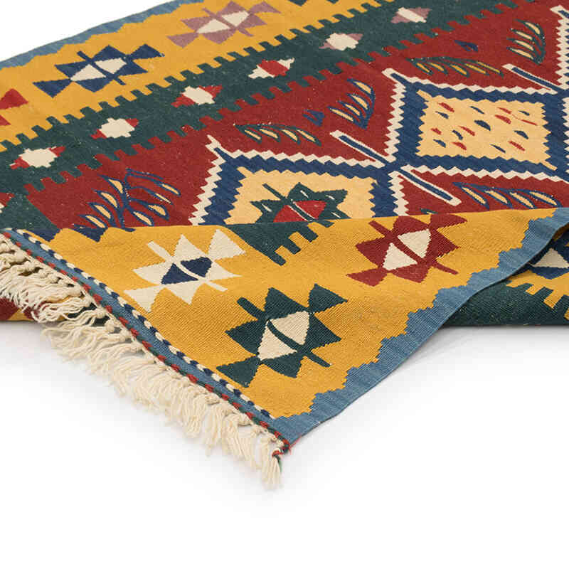 Nueva Alfombra Turca Kilim - 112 cm x 169 cm - K0077674