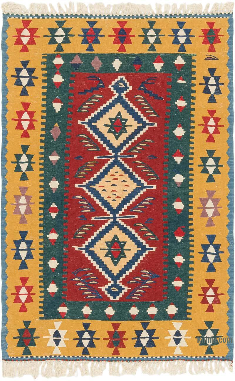 Nueva Alfombra Turca Kilim - 112 cm x 169 cm - K0077674