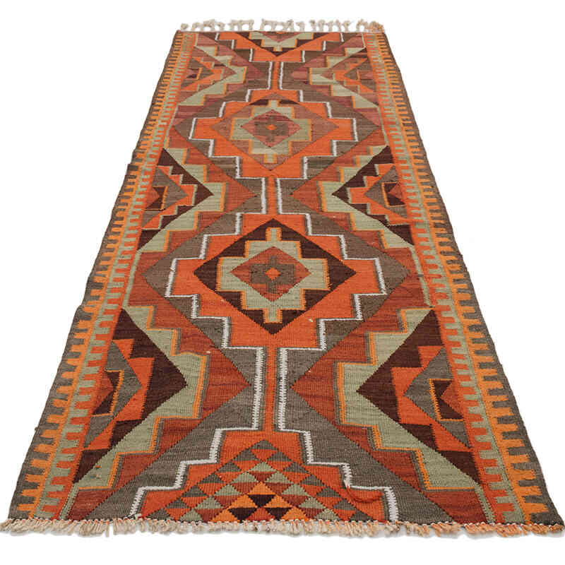 Corredor Vintage Herki Kilim - 102 cm x 317 cm - K0077676