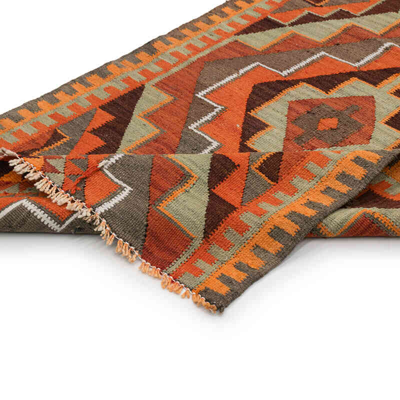 Corredor Vintage Herki Kilim - 102 cm x 317 cm - K0077676