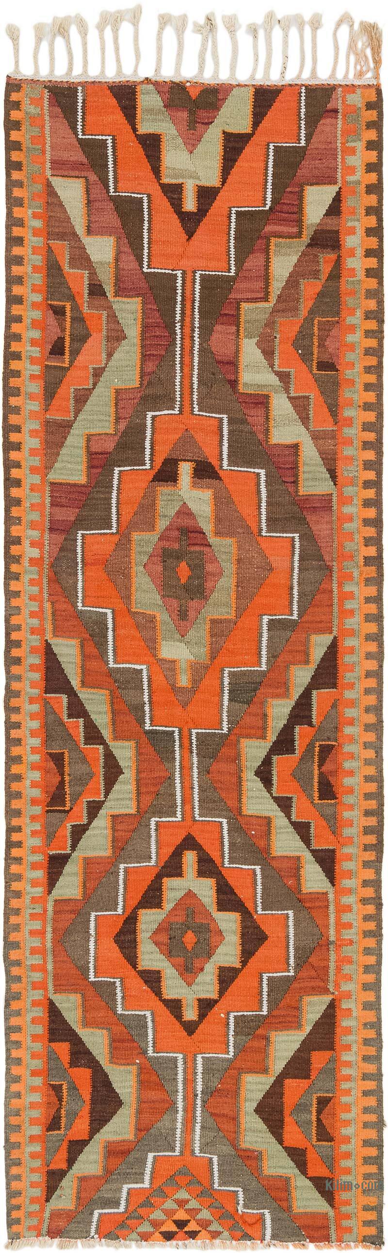 Corredor Vintage Herki Kilim - 102 cm x 317 cm - K0077676