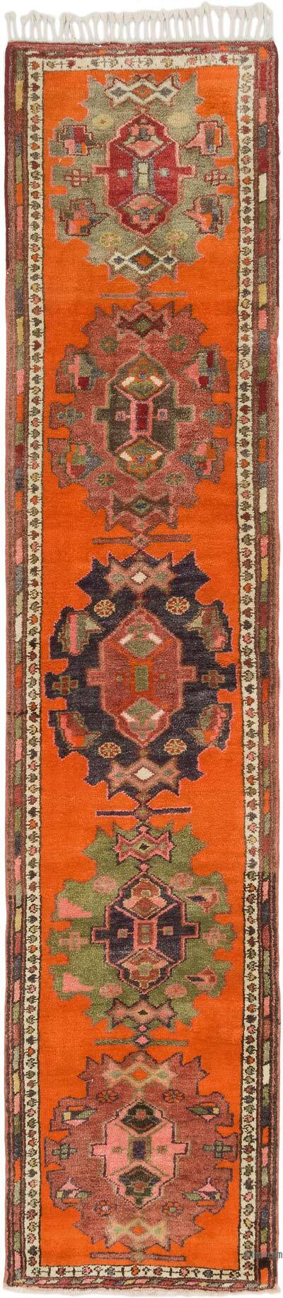 Vintage Tribal Runner Rug - 3'  x 13' 9" (36" x 165")