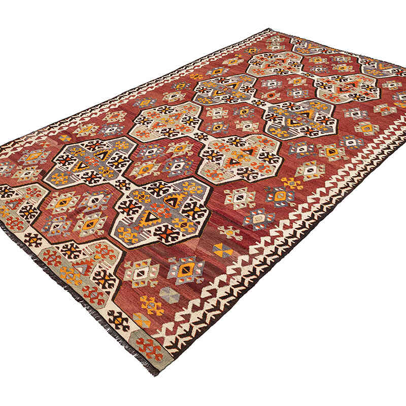 Vintage Mut Kilim Rug - 5' 11" x 10'  (71" x 120") - K0077710