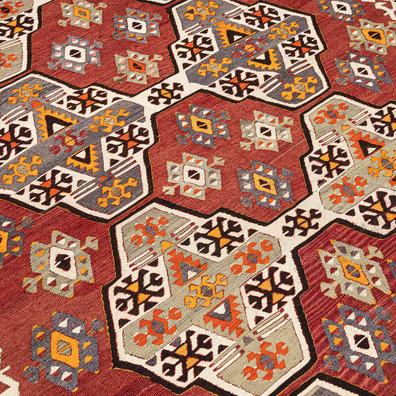 Vintage Mut Kilim Rug - 5' 11" x 10'  (71" x 120") - K0077710