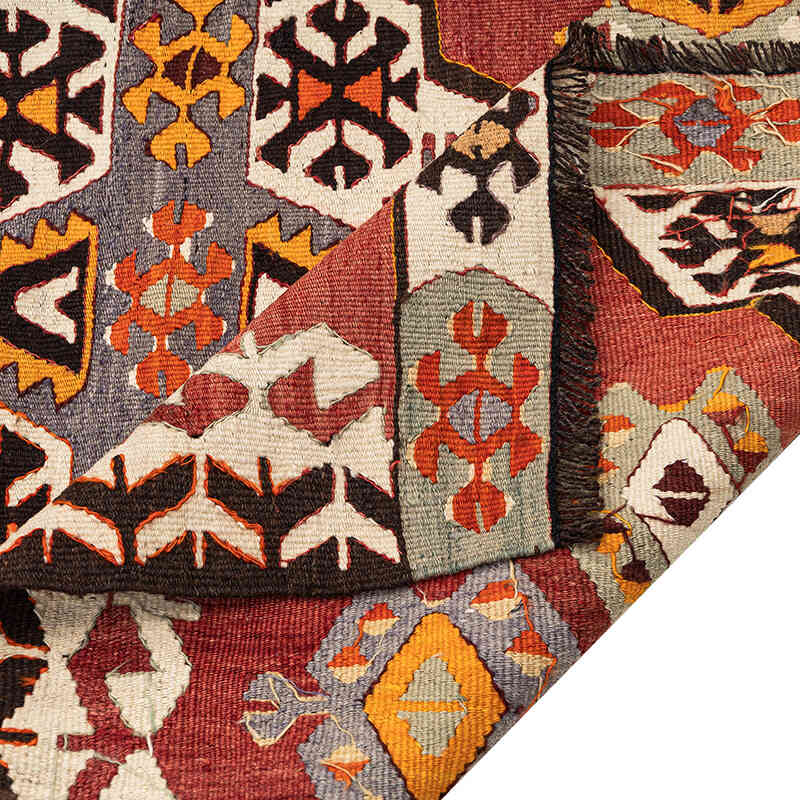 Vintage Mut Kilim Rug - 5' 11" x 10'  (71" x 120") - K0077710