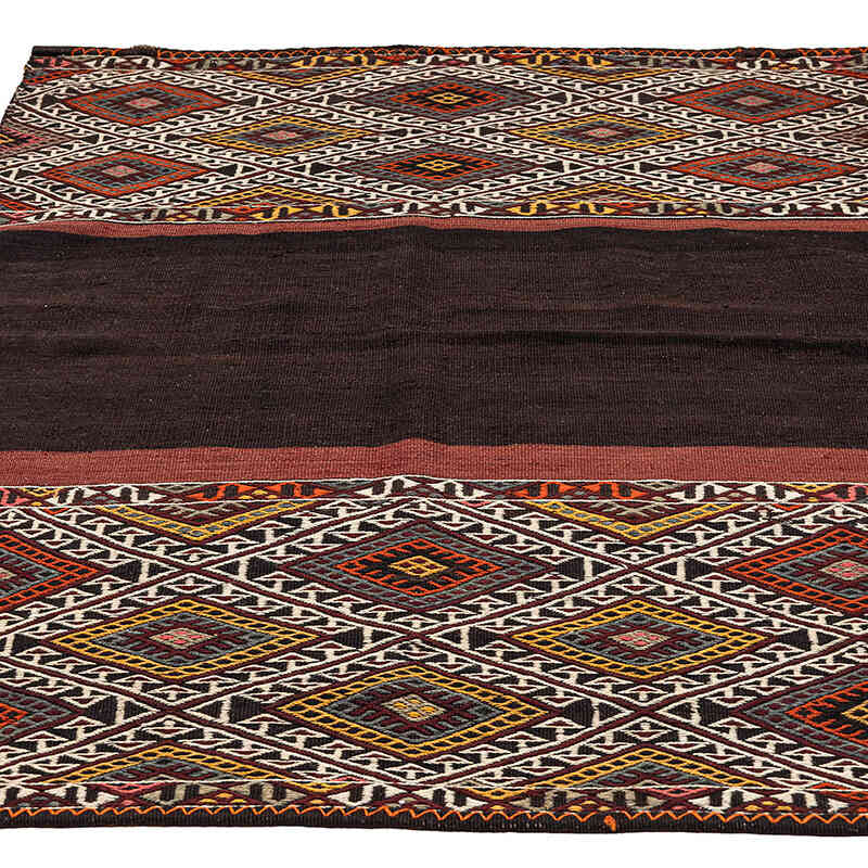 Vintage Bayburt Kilim Rug - 3' 11" x 5' 3" (47" x 63") - K0077712