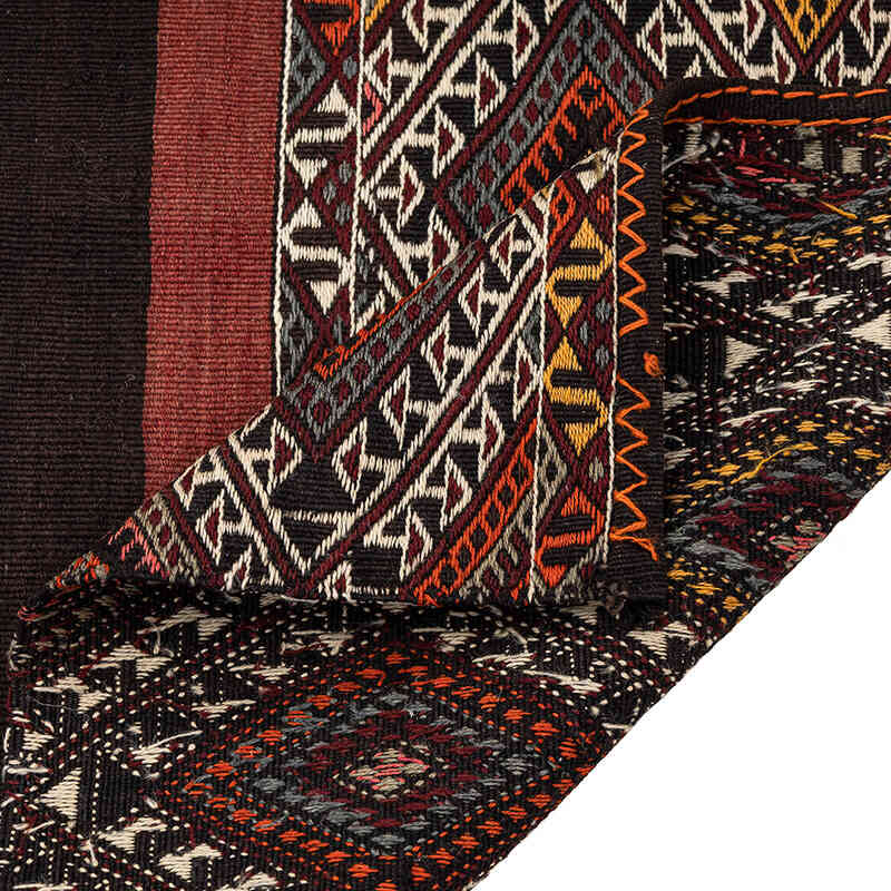 Vintage Bayburt Kilim Rug - 3' 11" x 5' 3" (47" x 63") - K0077712