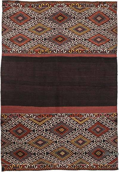 Vintage Bayburt Kilimi - 119 cm x 161 cm