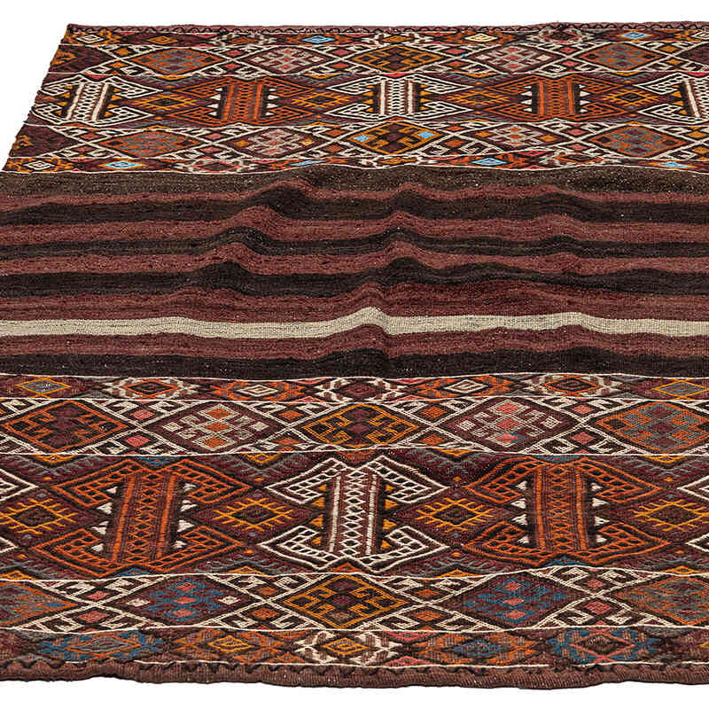 Alfombra Vintage Bayburt Kilim - 121 cm x 158 cm - K0077716