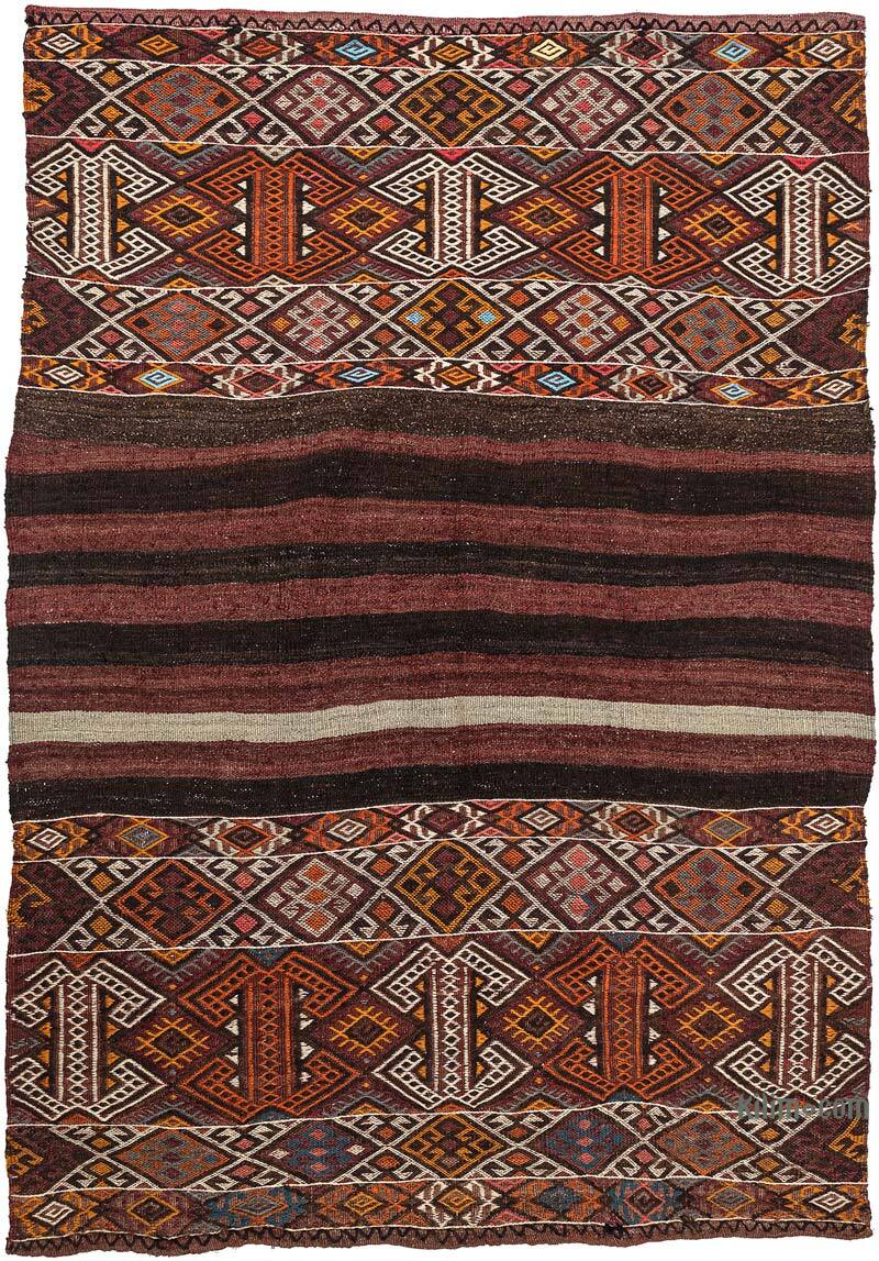 Alfombra Vintage Bayburt Kilim - 121 cm x 158 cm - K0077716