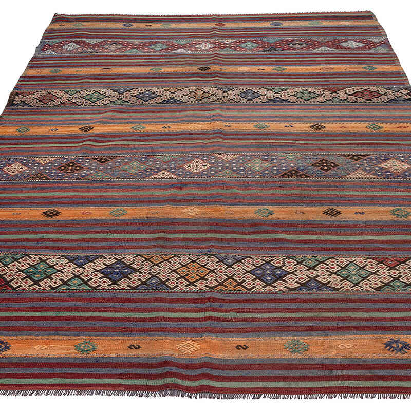 Alfombra Vintage Denizli Kilim - 178 cm x 253 cm - K0077718