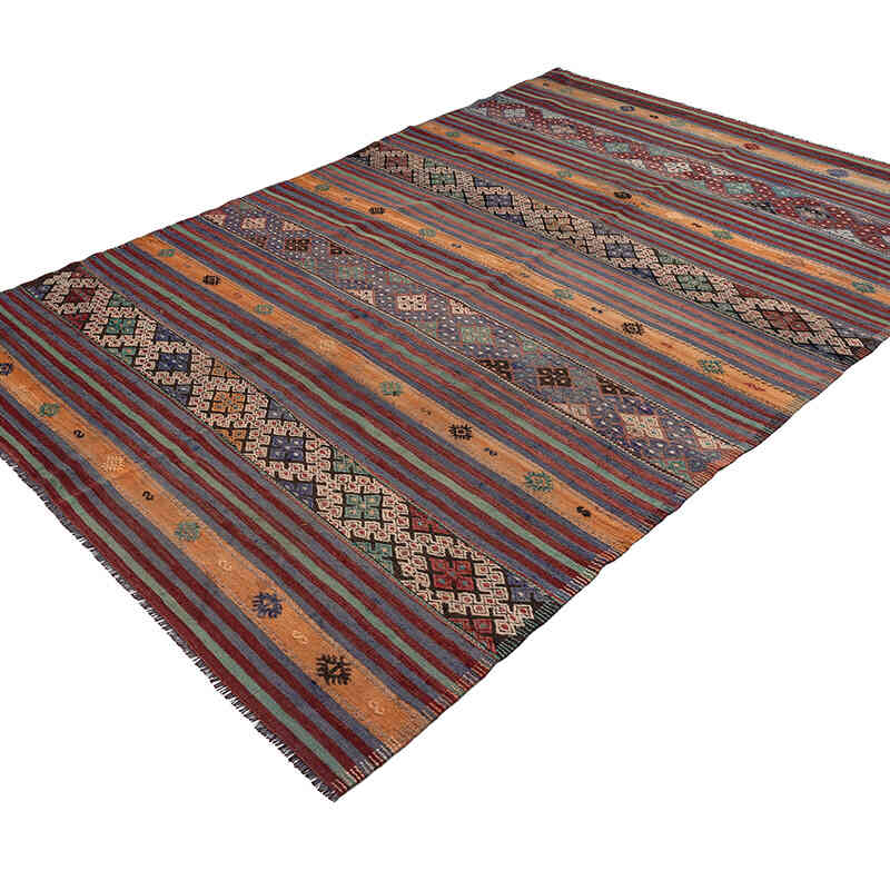 Alfombra Vintage Denizli Kilim - 178 cm x 253 cm - K0077718