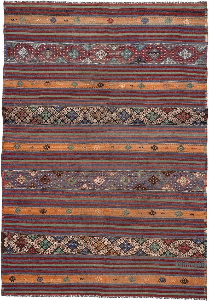 Alfombra Vintage Denizli Kilim - 178 cm x 253 cm - K0077718