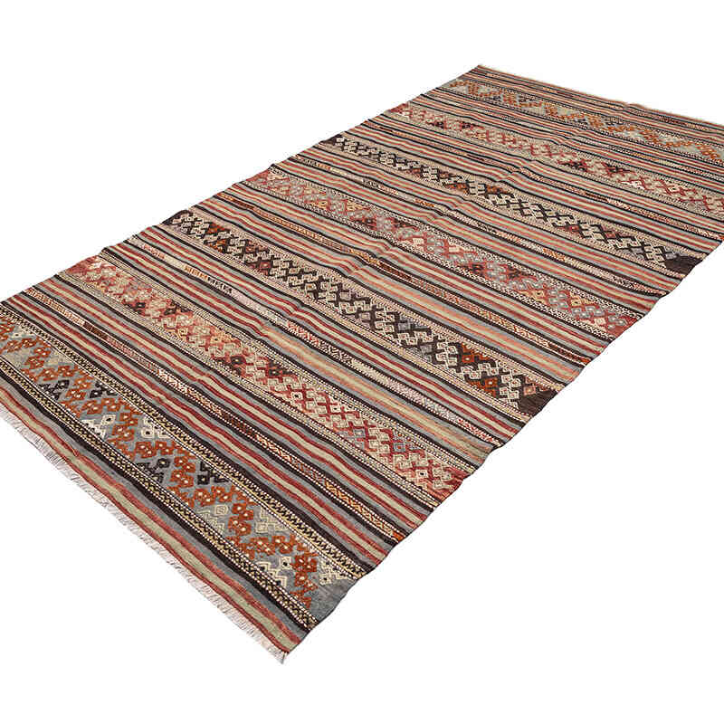 Alfombra Vintage Denizli Kilim - 154 cm x 275 cm - K0077724