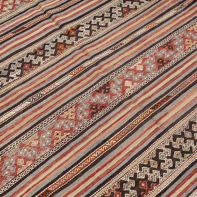 Alfombra Vintage Denizli Kilim - 154 cm x 275 cm - K0077724