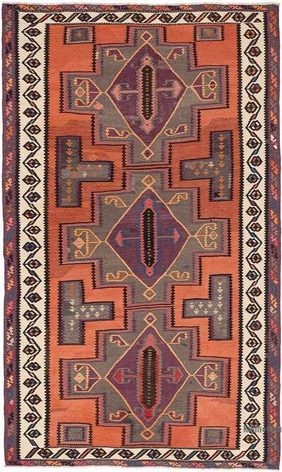 Vintage Kuba Kilimi - 159 cm x 256 cm