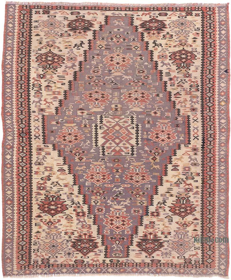 Alfombra Senna Kilim Vintage - 117 cm x 135 cm - K0077735