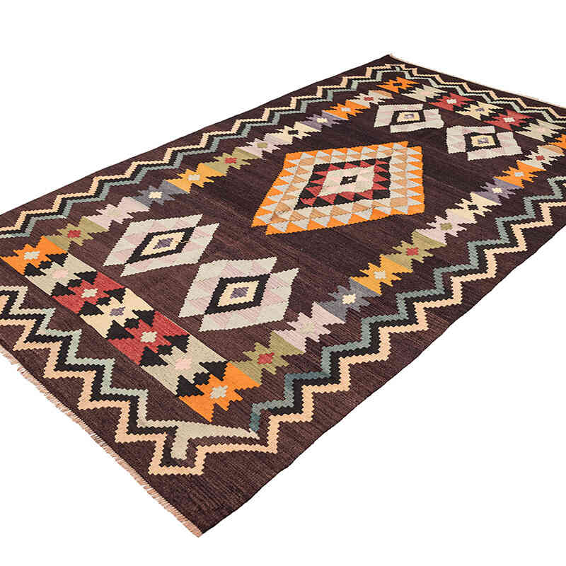 Vintage Milas Kilim Rug - 5' 4" x 9'  (64" x 108") - K0077737