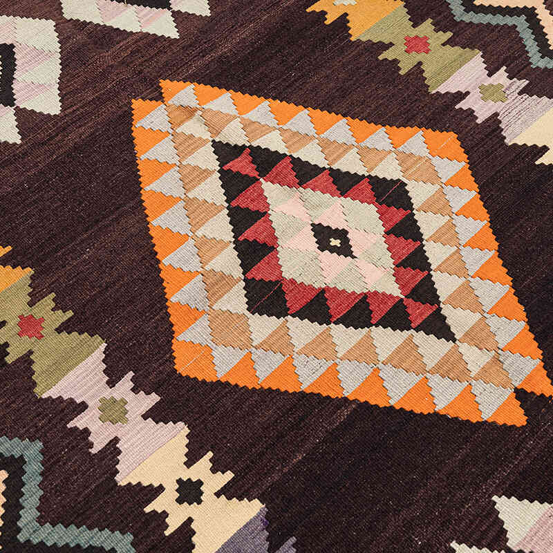 Vintage Milas Kilim Rug - 5' 4" x 9'  (64" x 108") - K0077737