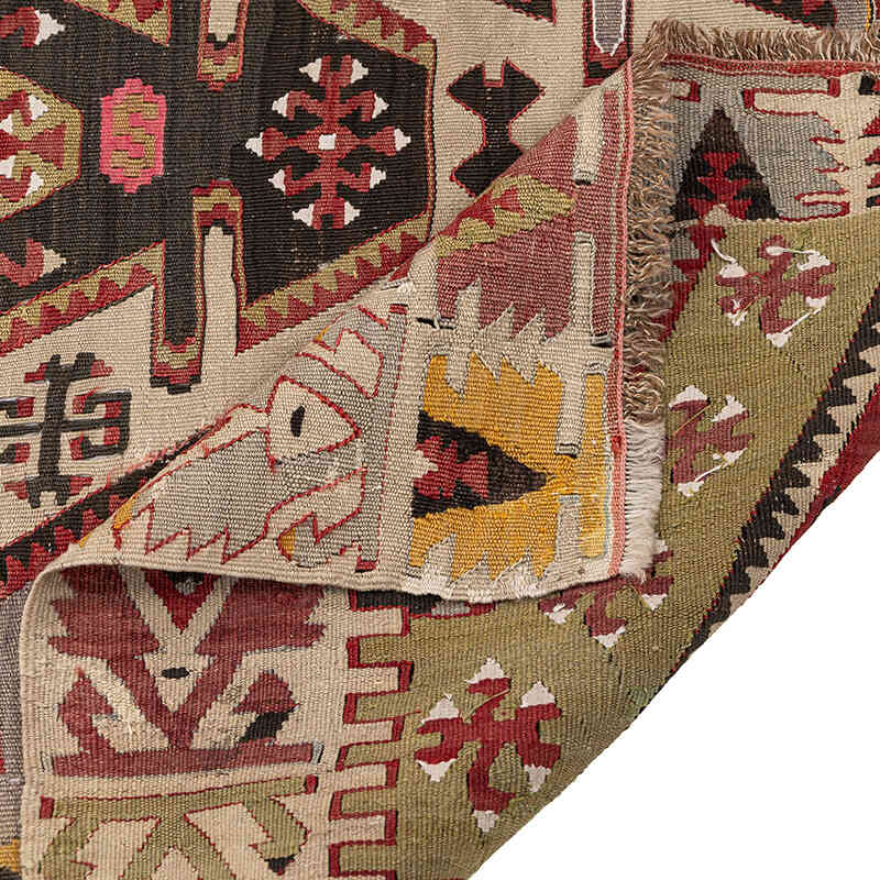 Vintage Kayseri Kilim Rug - 3' 8" x 5' 5" (44" x 65") - K0077742