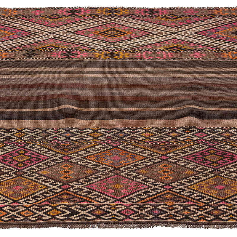 Vintage Bayburt Kilim Rug - 3'  x 3' 10" (36" x 46") - K0077748