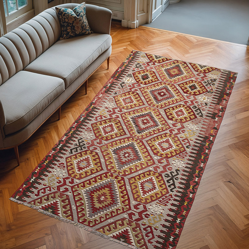 Alfombra Vintage Esme Kilim - 158 cm x 293 cm - K0077765