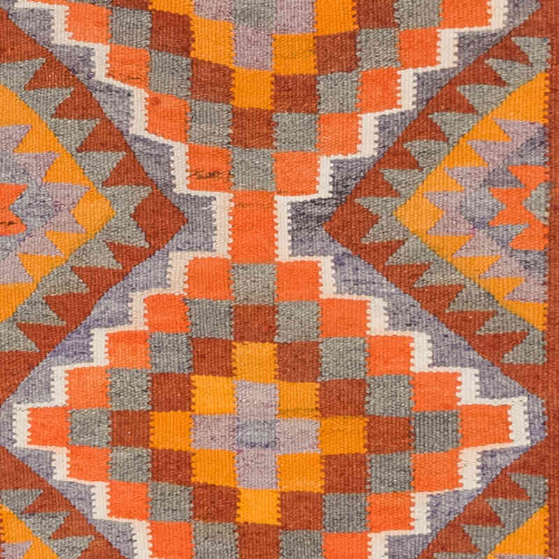 Alfombra Kilim Tribal Vintage - 92 cm x 319 cm - K0077769