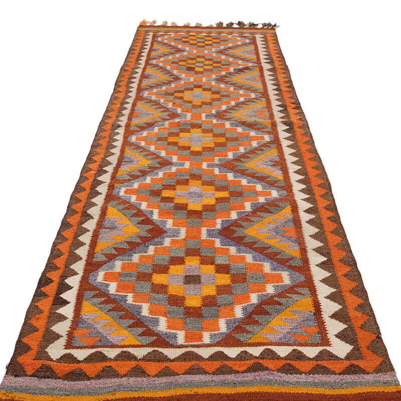 Alfombra Kilim Tribal Vintage - 92 cm x 319 cm - K0077769