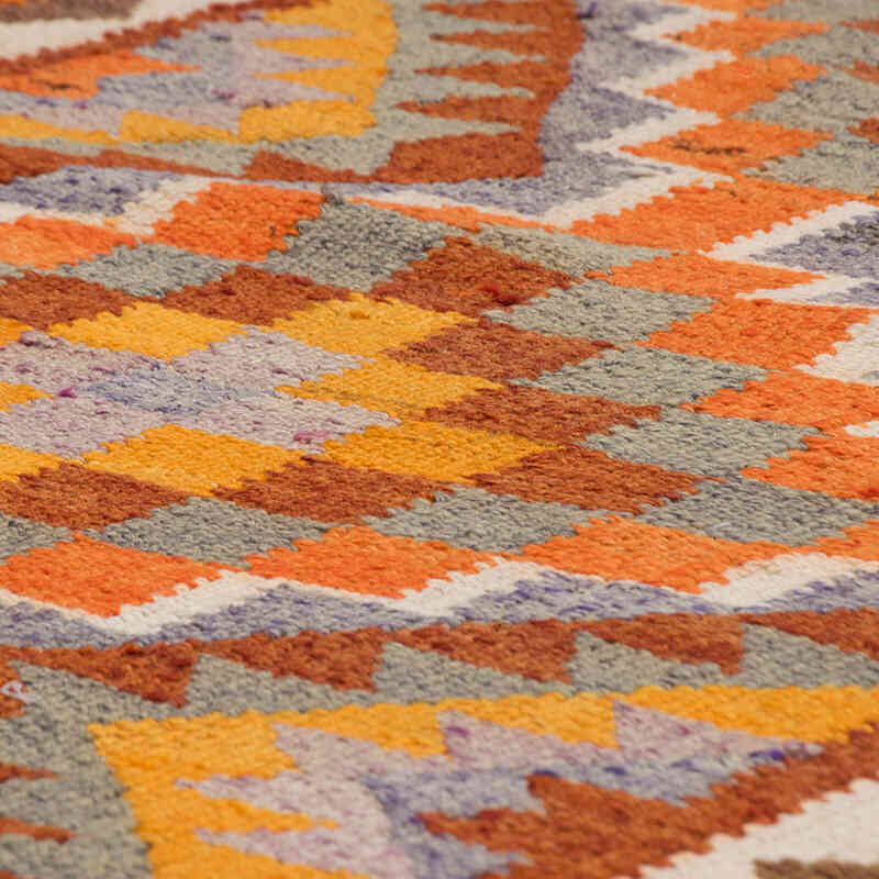 Alfombra Kilim Tribal Vintage - 92 cm x 319 cm - K0077769