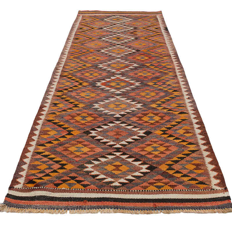 Vintage Anadolu Kilim Yolluk - 93 cm x 292 cm - K0077778