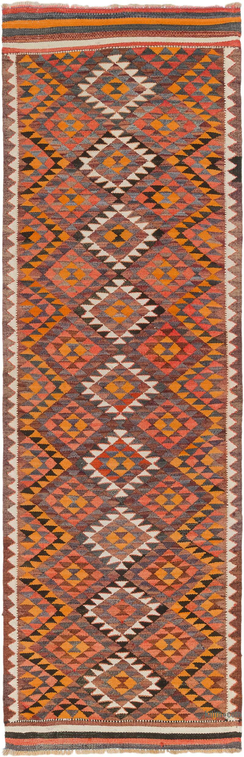 Vintage Anadolu Kilim Yolluk - 93 cm x 292 cm - K0077778