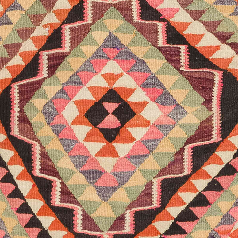 Vintage Tribal Kilim Runner - 3' 4" x 13' 2" (40" x 158") - K0077779