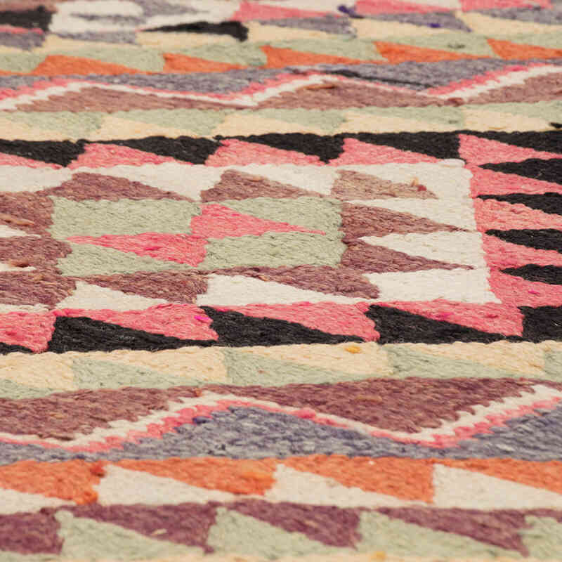 Vintage Tribal Kilim Runner - 3' 4" x 13' 2" (40" x 158") - K0077779