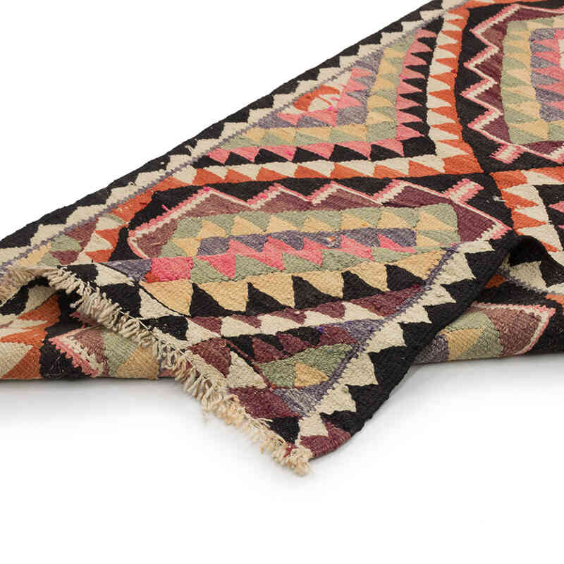 Vintage Tribal Kilim Runner - 3' 4" x 13' 2" (40" x 158") - K0077779