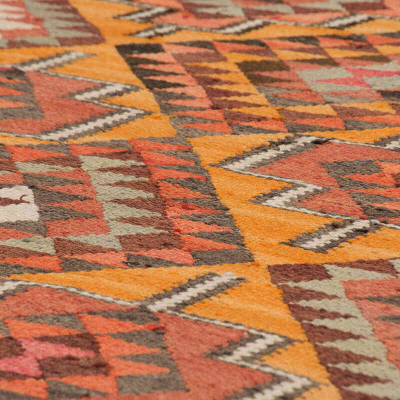Vintage Anadolu Kilim Yolluk - 89 cm x 303 cm - K0077780