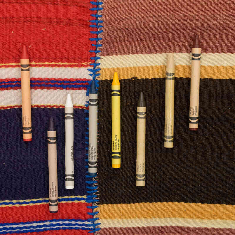 Alfombra Vintage Kilim Turca - 243 cm x 210 cm - K0077783