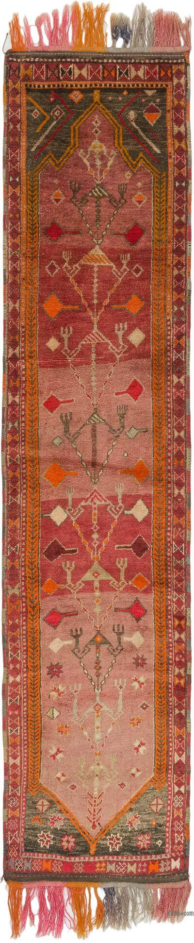 Vintage Tribal Runner Rug - 2' 11" x 13' 6" (35" x 162")