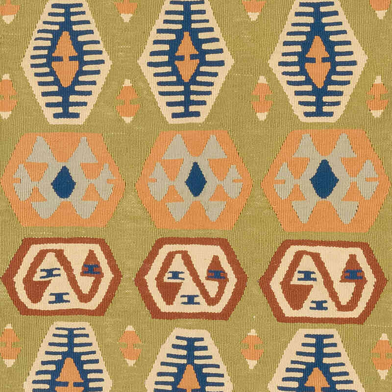 Yeni Kök Boya El Dokuma Kilim - 111 cm x 147 cm - K0077787