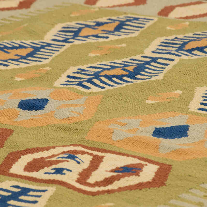 Yeni Kök Boya El Dokuma Kilim - 111 cm x 147 cm - K0077787