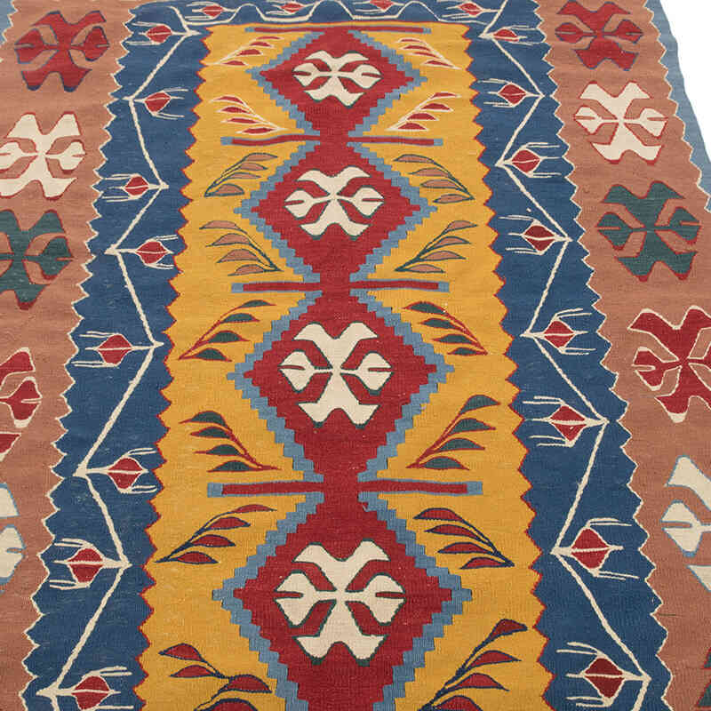 Yeni Kök Boya El Dokuma Kilim - 114 cm x 170 cm - K0077788